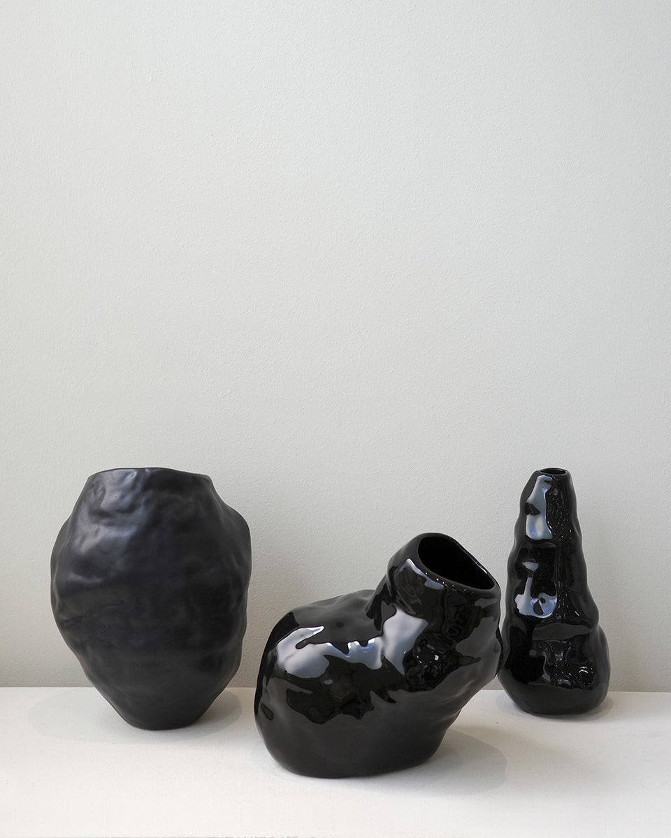 The Rise and Decline of Patriarchal Systems - Medium Vessel in Gloss Black