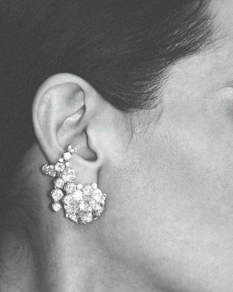 Infinite Void (And Other Places to put Your Opinion) - Zirconia and Recycled Silver Earrings