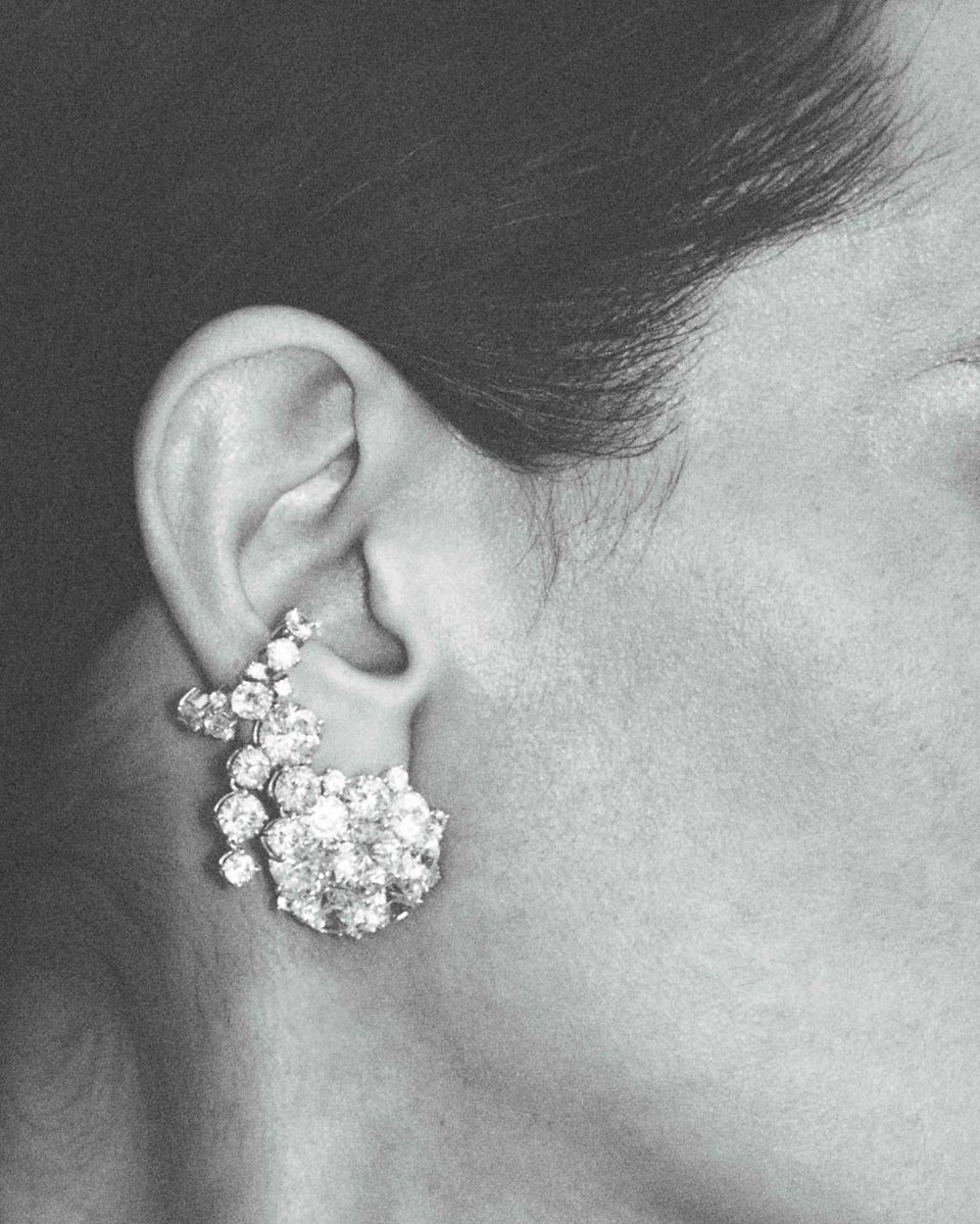 Infinite Void (And Other Places to put Your Opinion) - Zirconia and Recycled Silver Earrings