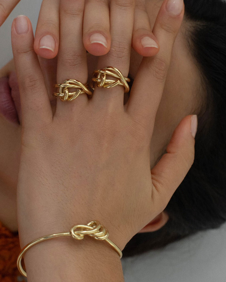 Knot - Gold Vermeil Ring