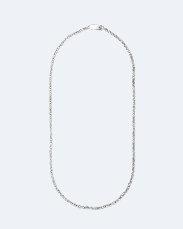 H21 - Platinum Plated Sterling Silver Necklace