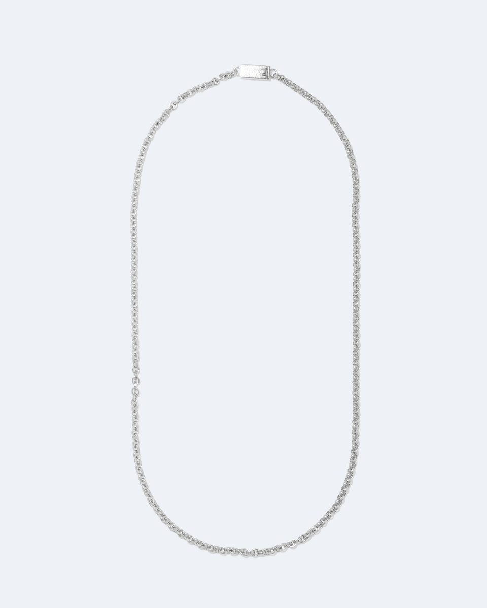 H21 - Platinum Plated Sterling Silver Necklace
