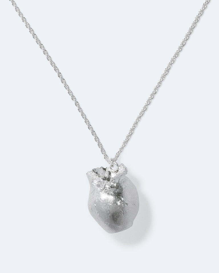 Clay - Silver Plated Pendant