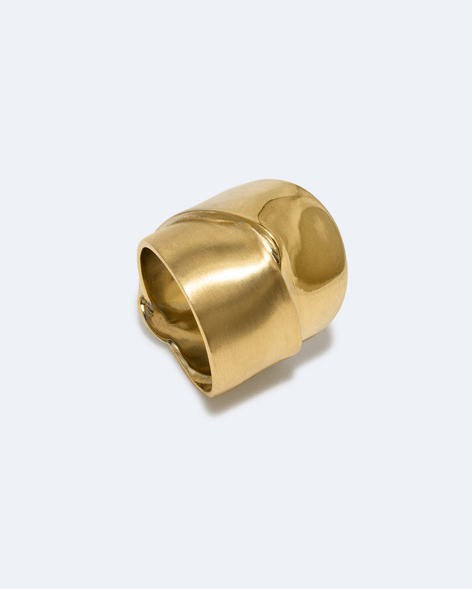 Ribbon - Gold Vermeil Ring