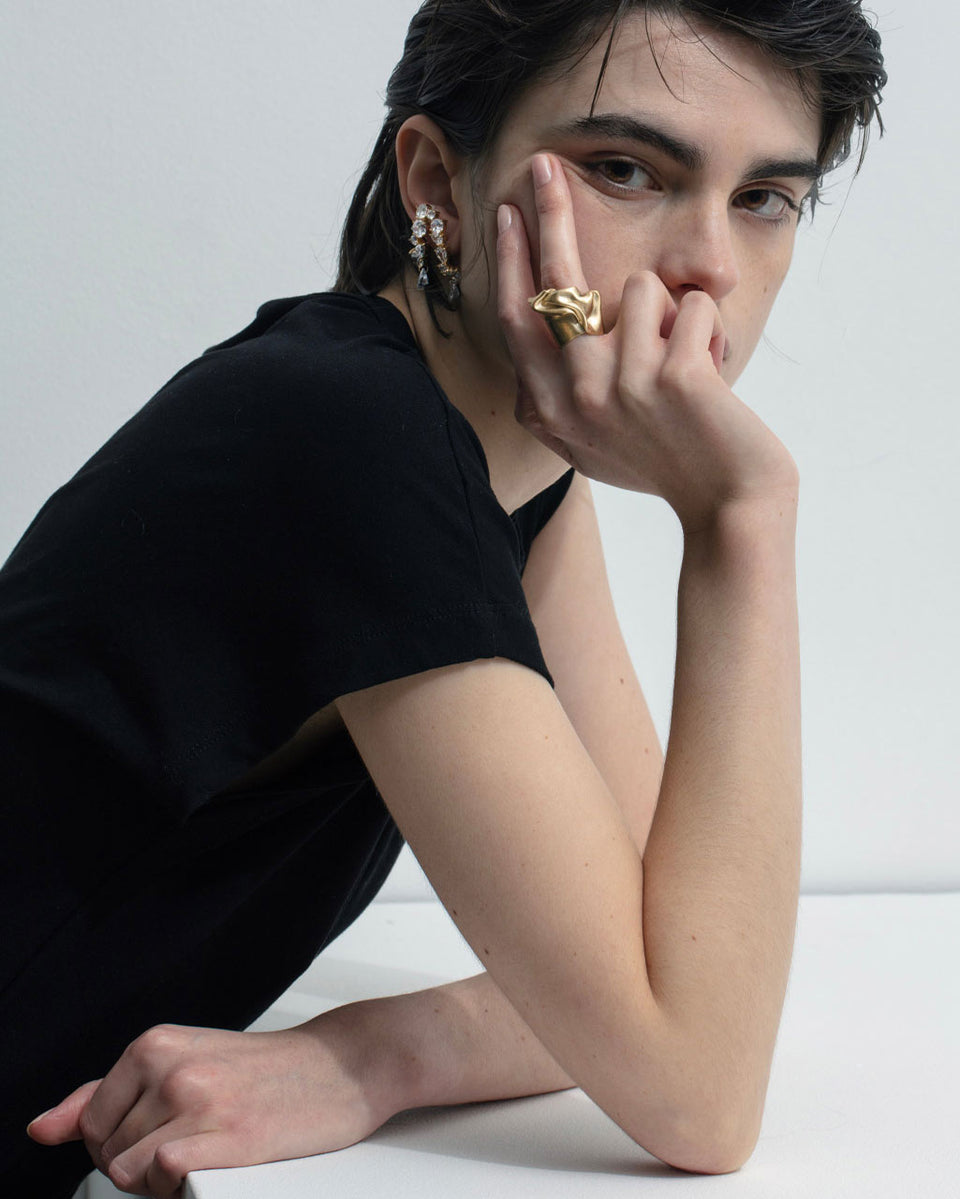 Unruffled - Recycled Gold Vermeil Ring