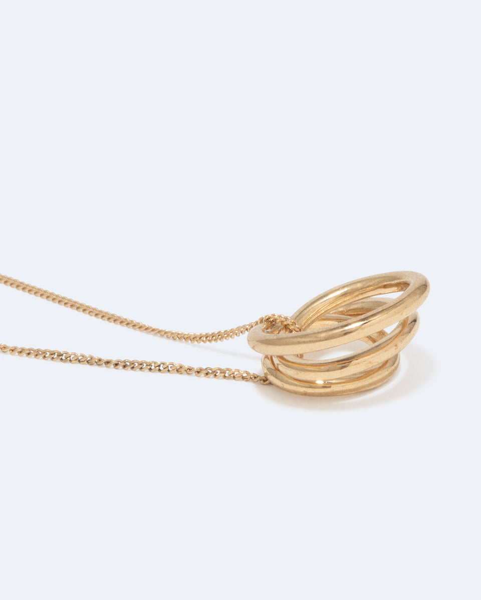 Flow - Recycled Gold Vermeil Pendant