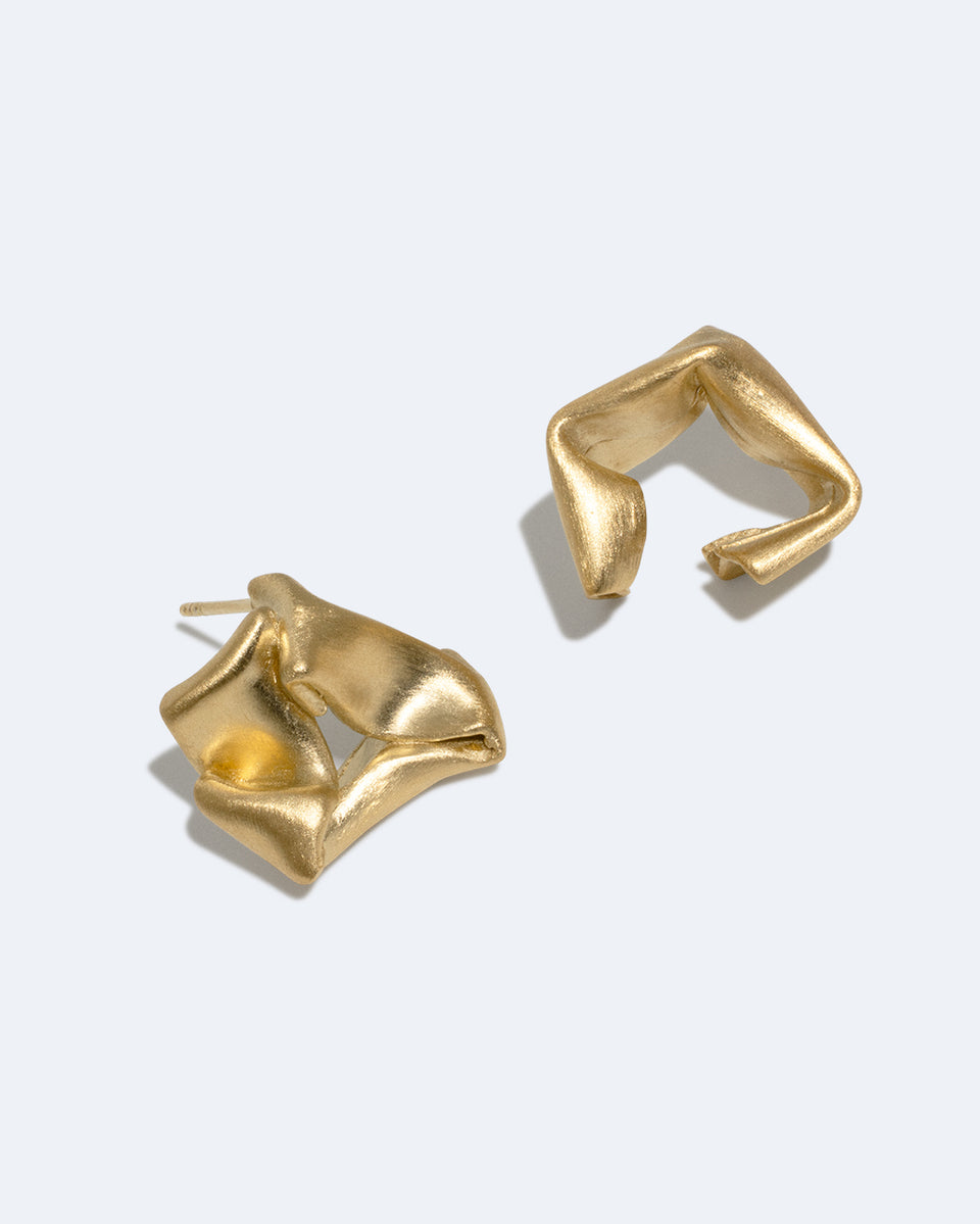 Everyone Wants to Rule the World - Recycled Gold Vermeil Earrings