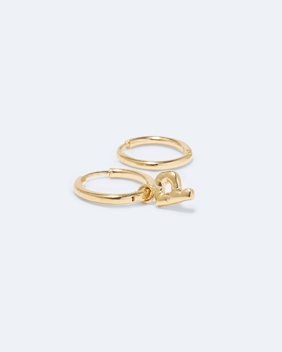 Classicworks™ P - Recycled Gold Vermeil Earrings