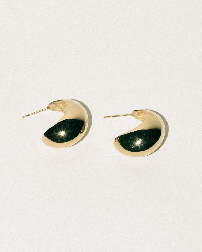 Curve - Recycled Gold Vermeil Earrings