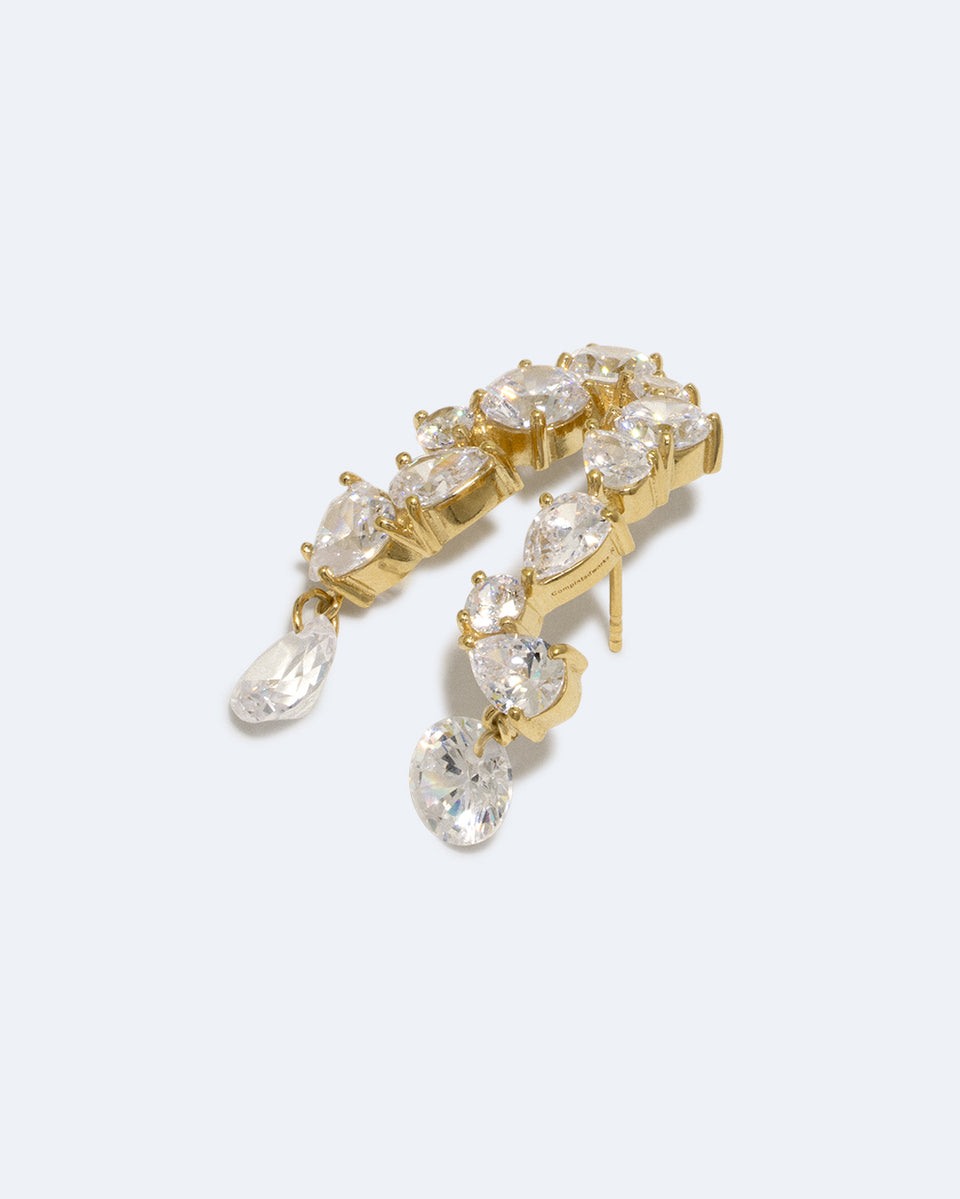 Pelican - Zirconia and Recycled Gold Vermeil Ear Cuff