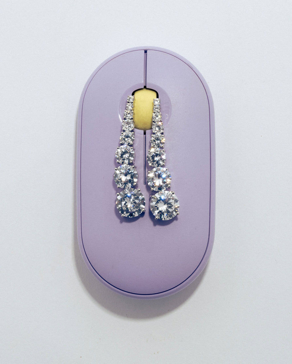 A Series of Unfortunate Compliments - Zirconia and Sterling Silver Earrings