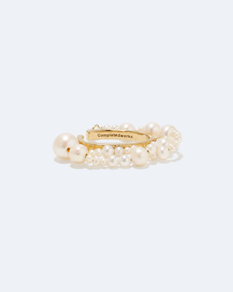 Nimbus - Pearl and Recycled Gold Vermeil Ear Cuff