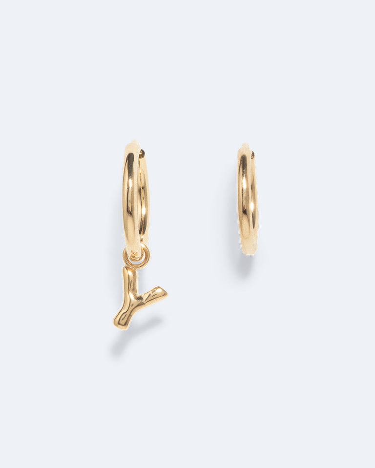 Classicworks™ Y - Recycled Gold Vermeil Earrings