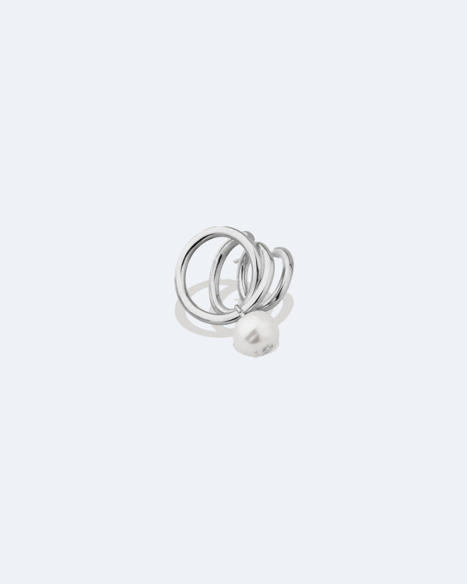 Flow - Pearl and Single Earring