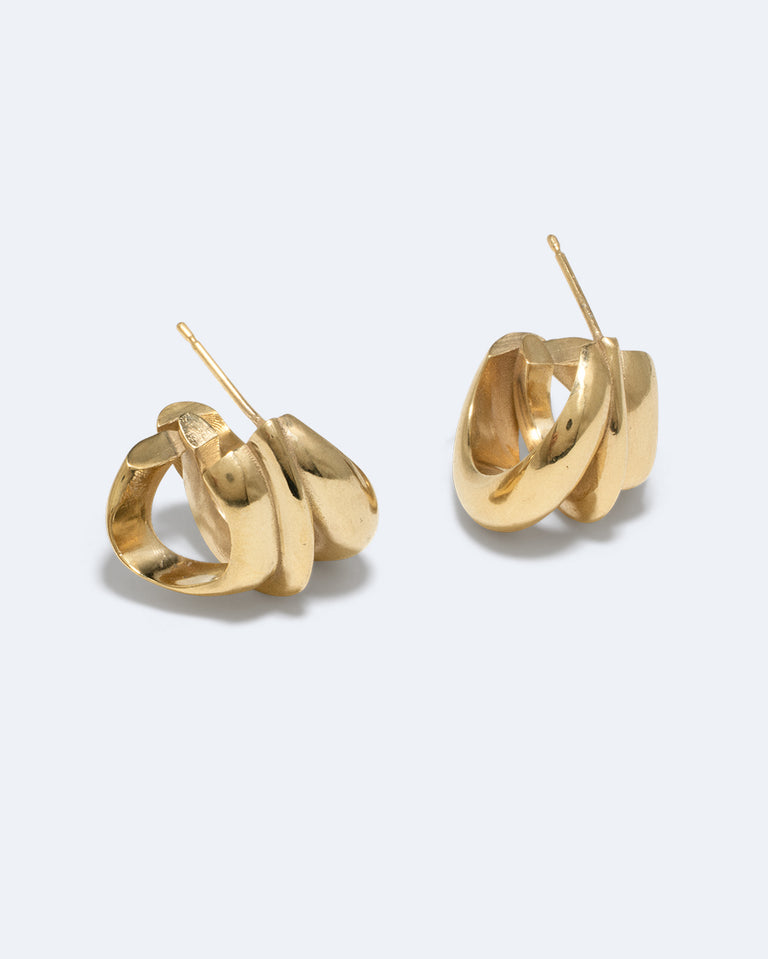 Dollop - Recycled Gold Vermeil Earrings