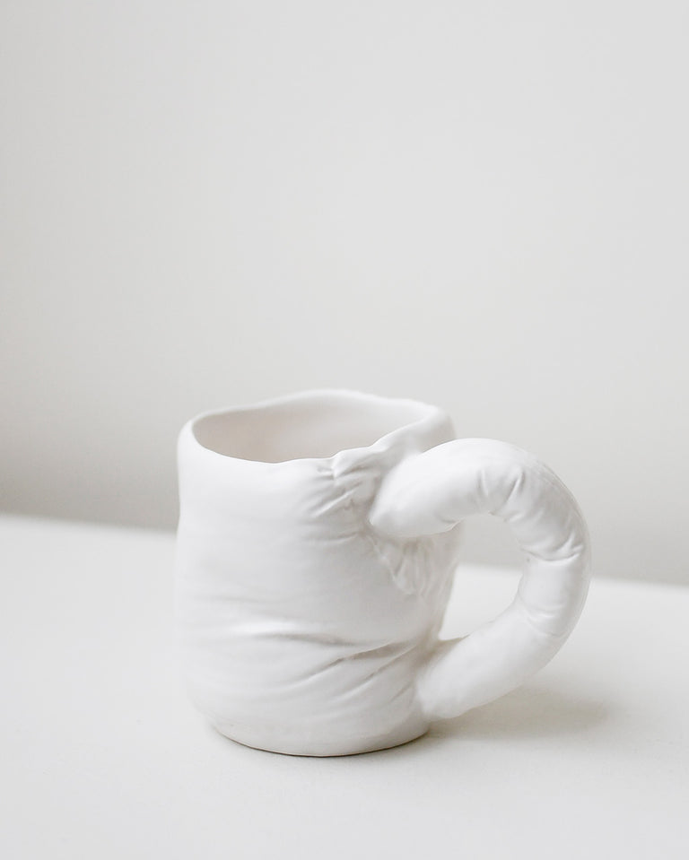 "Stuffed" - Mug in Matte White