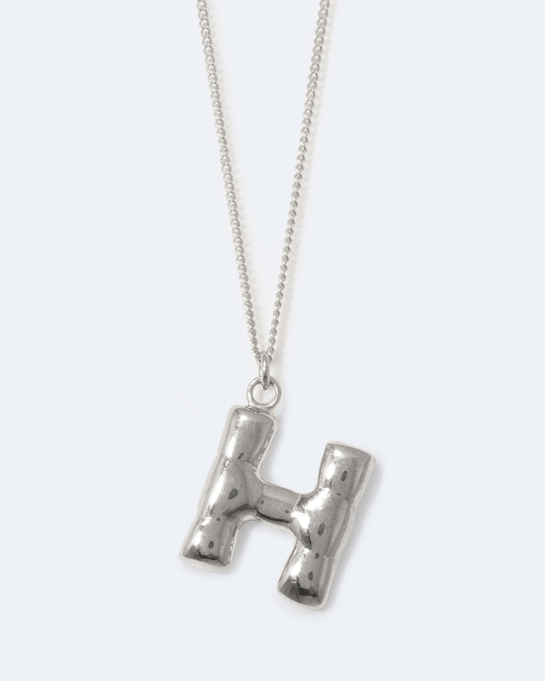 Classicworks™ H - Recycled Sterling Silver Necklace