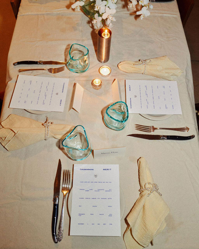A Proper Sit-Down - Set of 2 Faux Pearl Napkin Rings