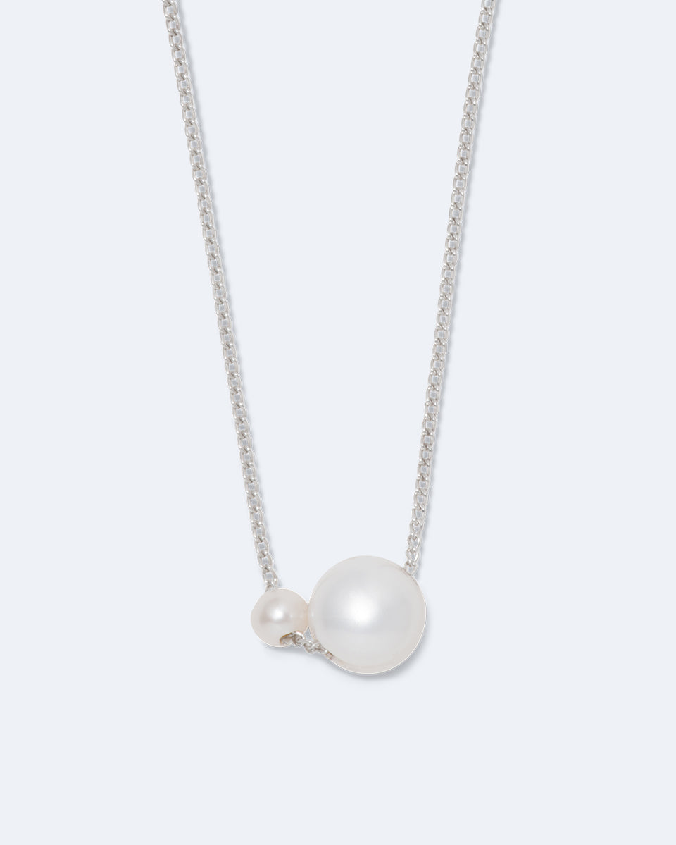 One [Blank] Can Change the World - Pearl and Recycled Silver Pendant