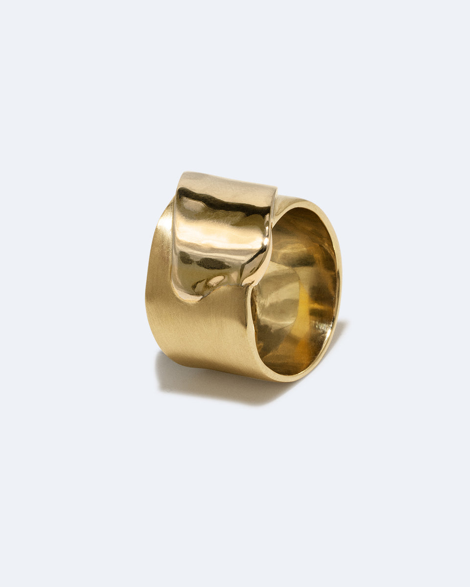 Ribbon - Gold Vermeil Ring