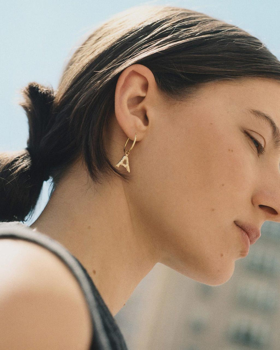 Classicworks™ H - Recycled Gold Vermeil Earrings