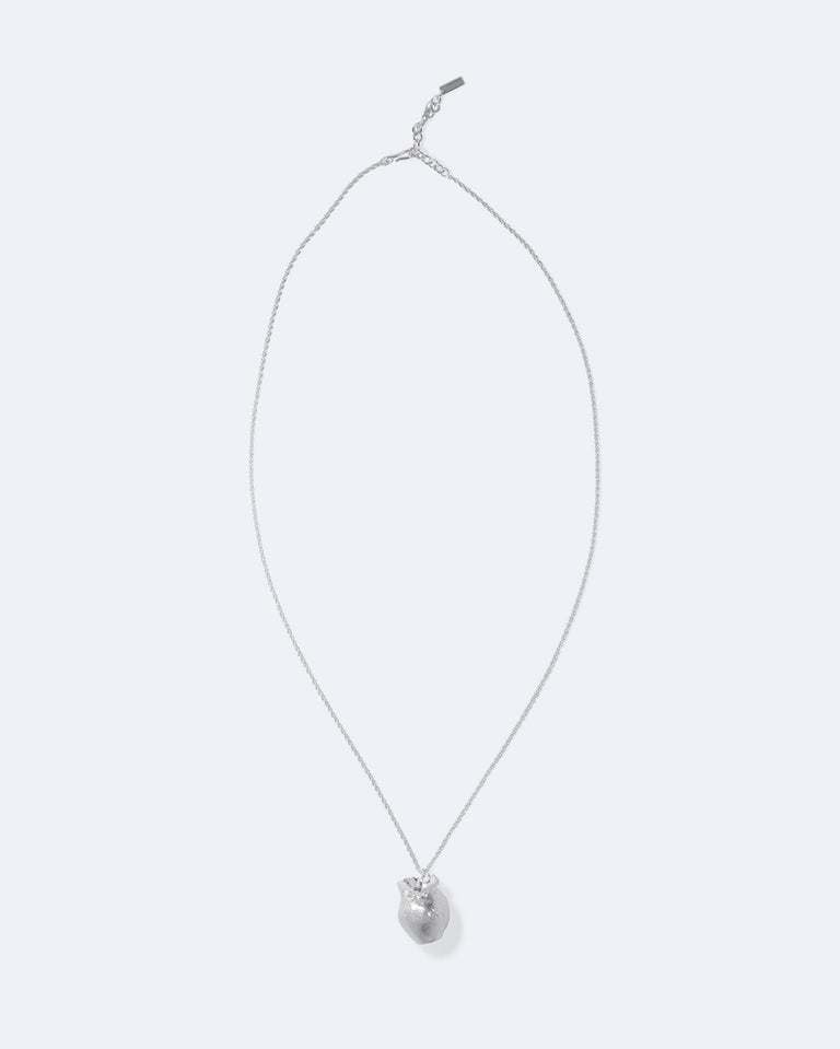 Clay - Silver Plated Pendant