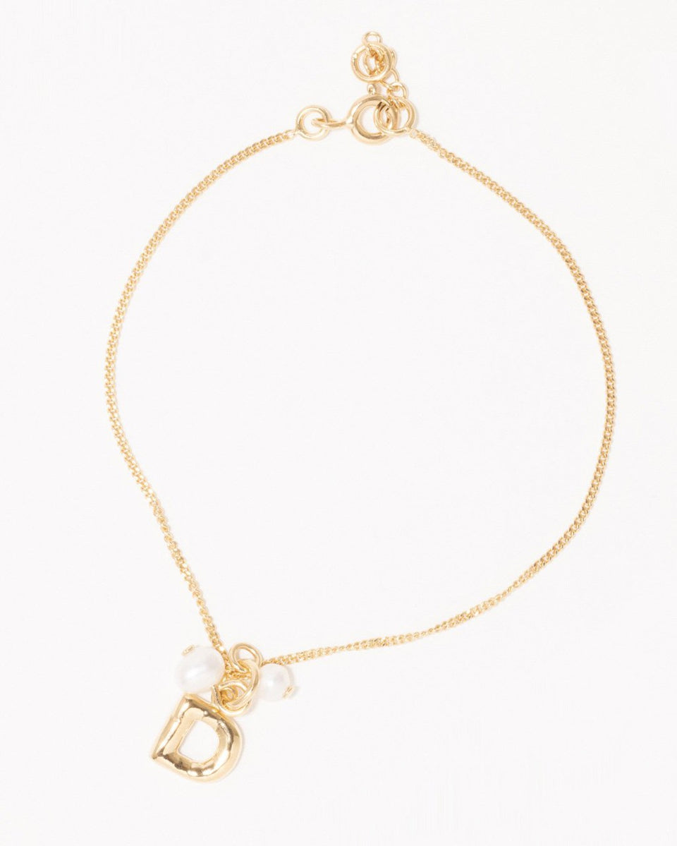 Classicworks™ D - Gold Vermeil and Pearl Bracelet