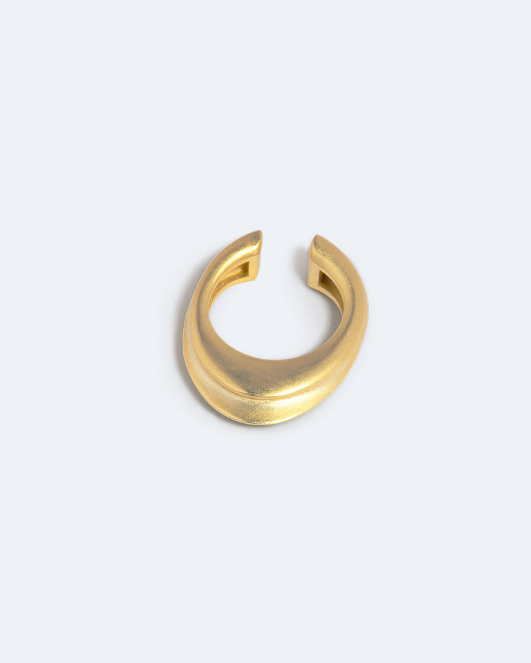 Is This Riveting? - Set of 3 Satin Gold Plated Ear Cuffs