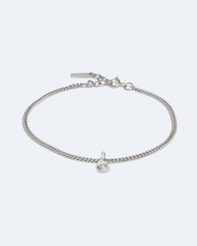 Not Another Aphorism! - Cubic Zirconia and Platinum Plated Bracelet