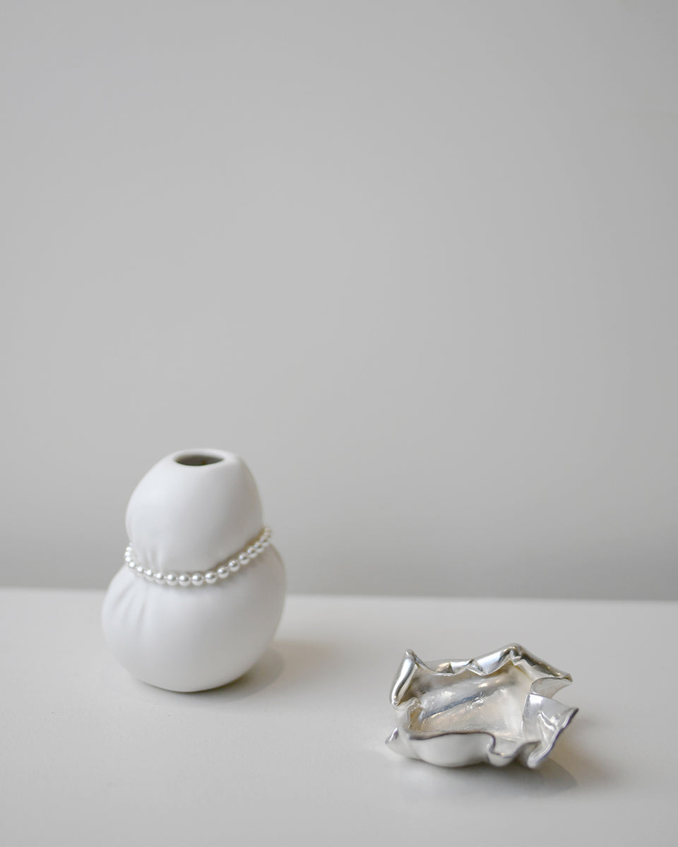 Silver Leaf - Small Dish in Silver