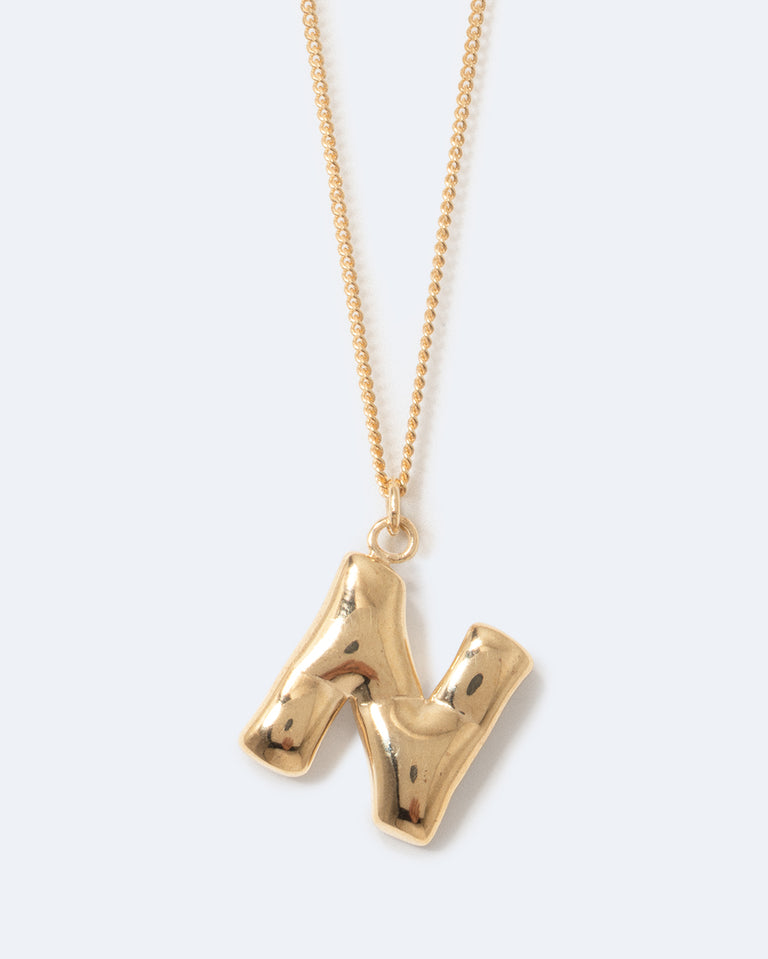 Classicworks™ N - Gold Plated Necklace