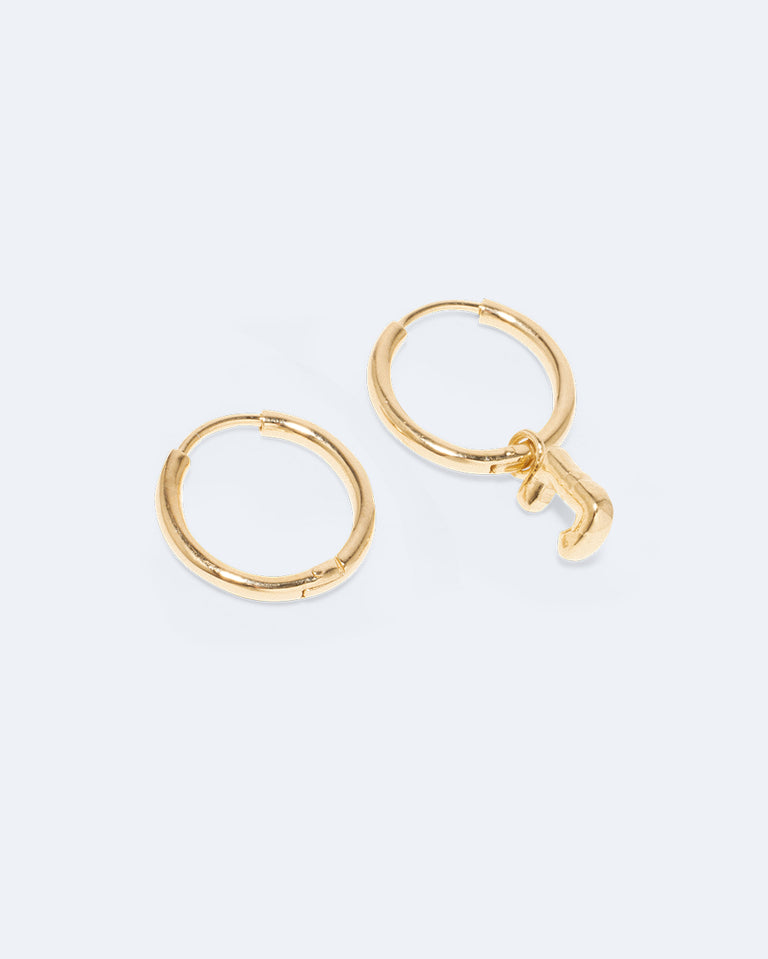 Classicworks™ J - Recycled Gold Vermeil Earrings