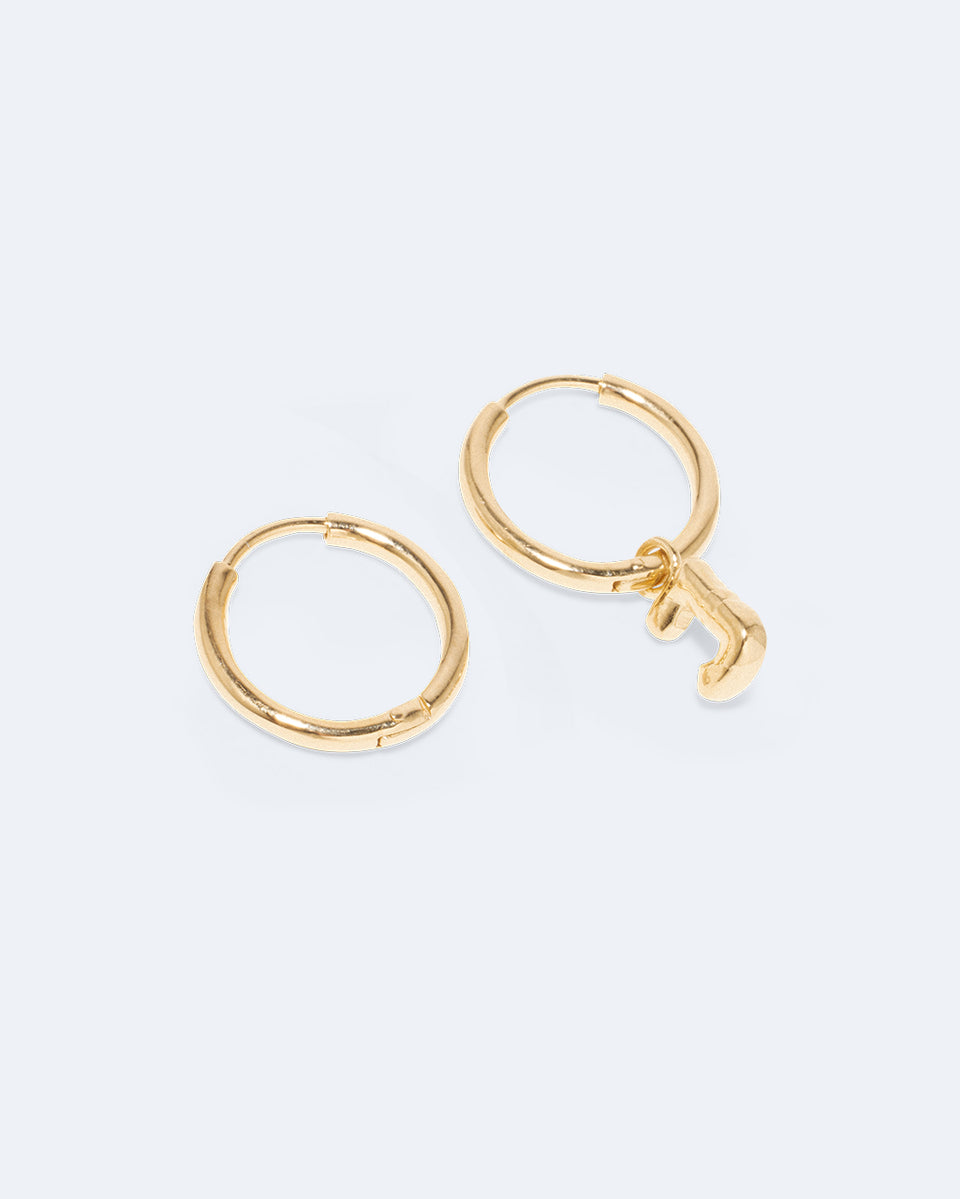 Classicworks™ J - Recycled Gold Vermeil Earrings