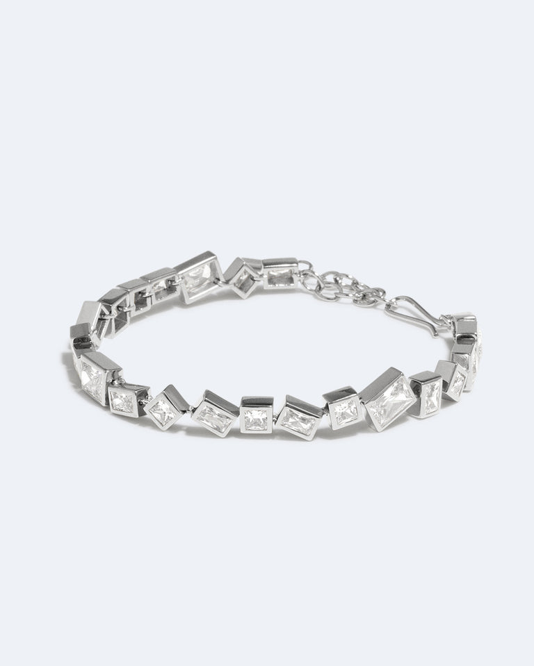 Dare - Zirconia and Recycled Silver Bracelet
