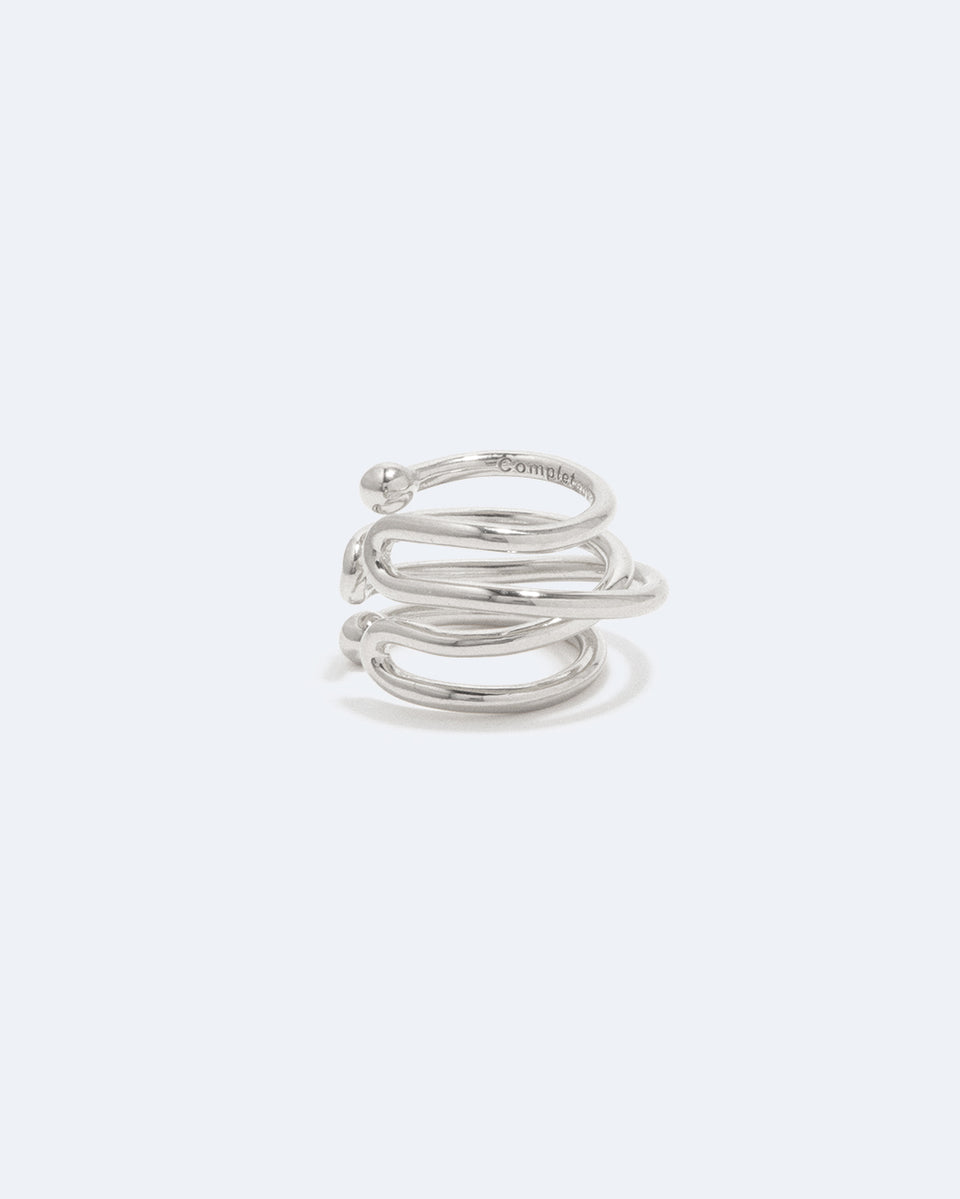 Blast - Recycled Silver Ear Cuff
