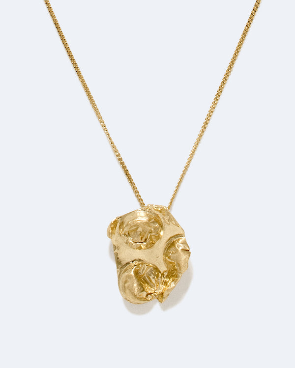 Still Stuck in the Vacuum - Gold Vermeil Pendant