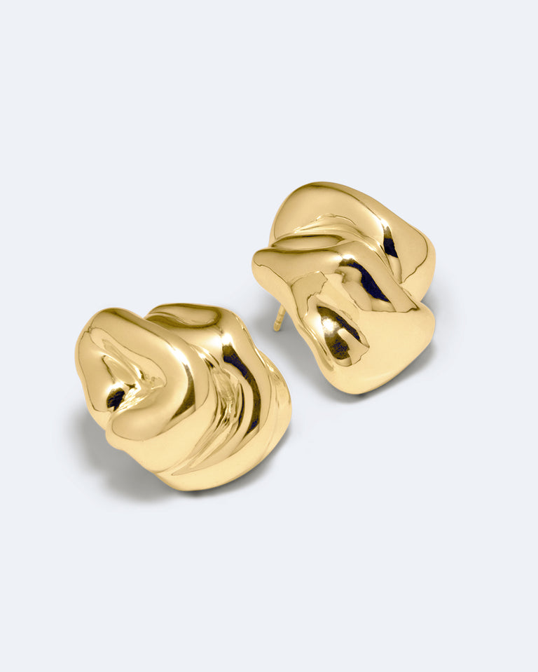 Knoll - Recycled Gold Vermeil Earrings