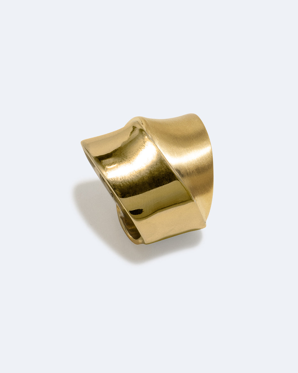 Ribbon - Gold Vermeil Ring