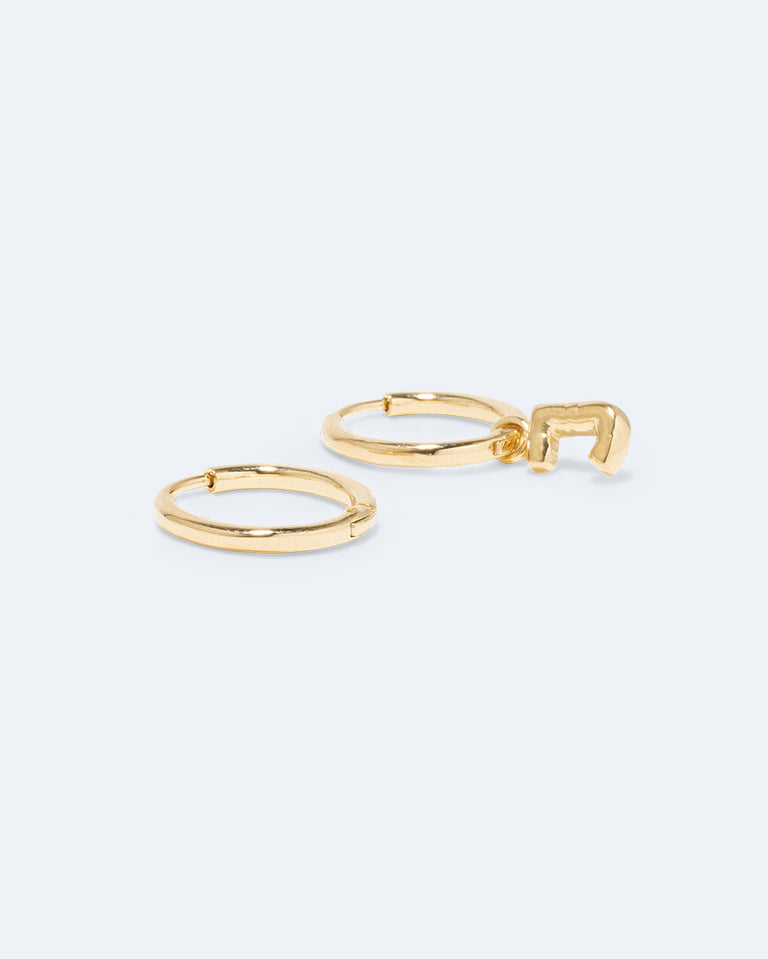 Classicworks™ J - Recycled Gold Vermeil Earrings