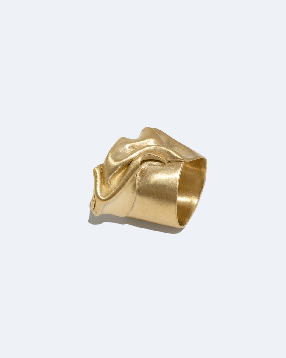 Unruffled - Recycled Gold Vermeil Ring