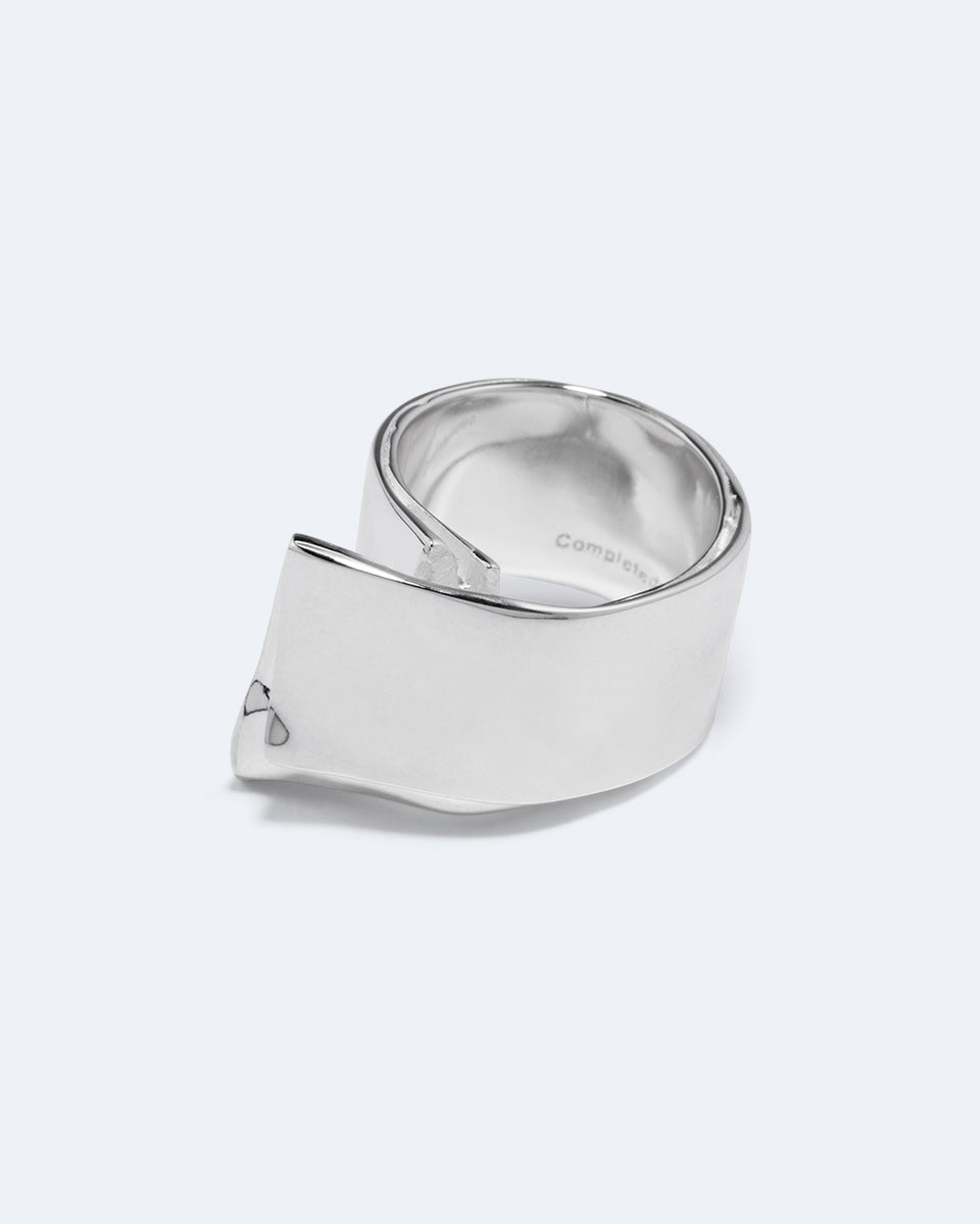 Soggy Envelope - Recycled Silver Ring