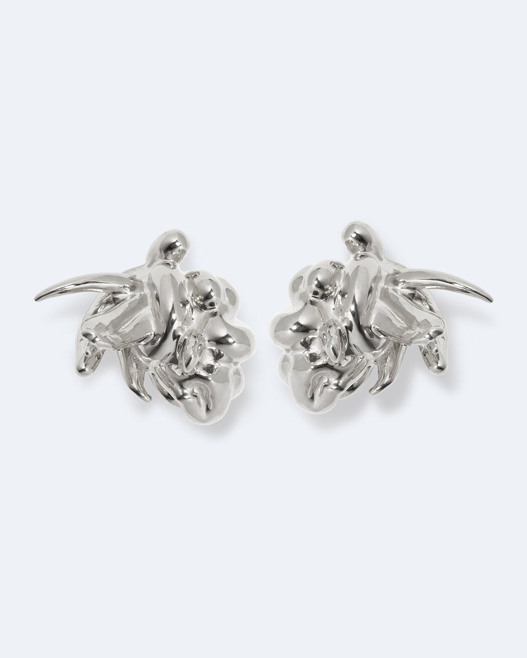 General Strike - Recycled Silver Earrings