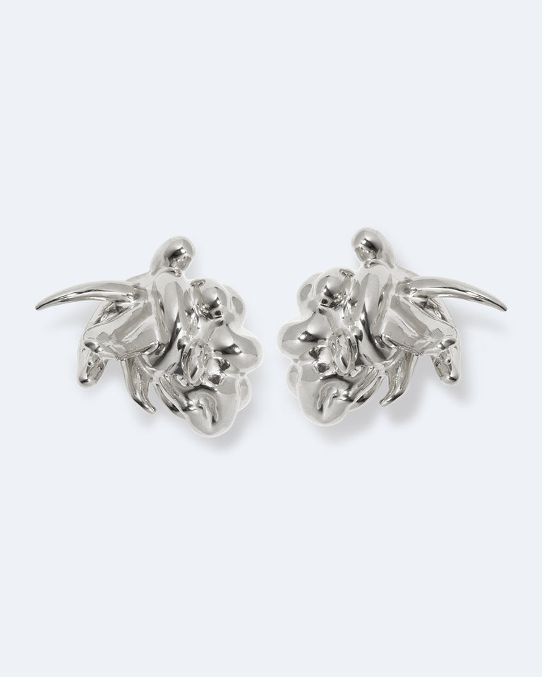 General Strike - Recycled Silver Earrings
