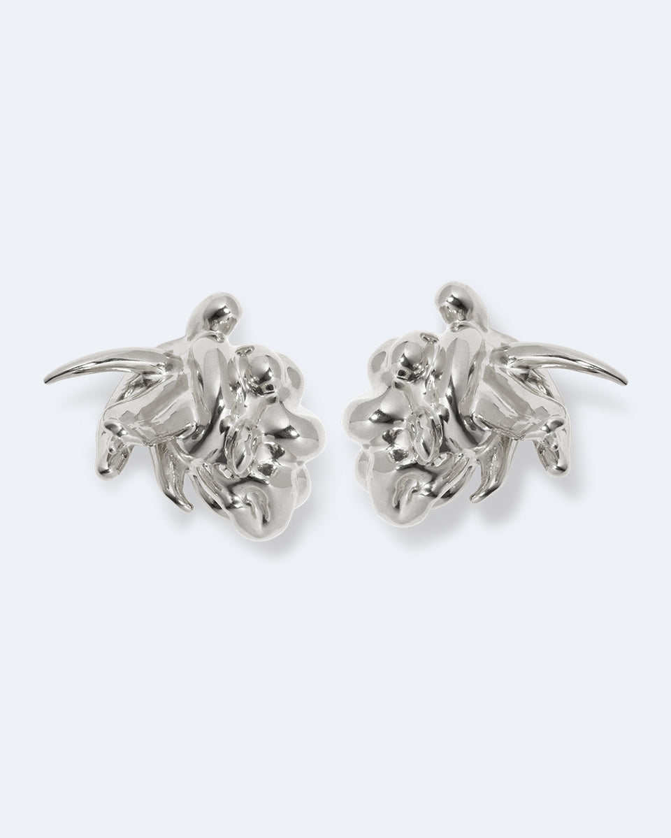 General Strike - Recycled Silver Earrings