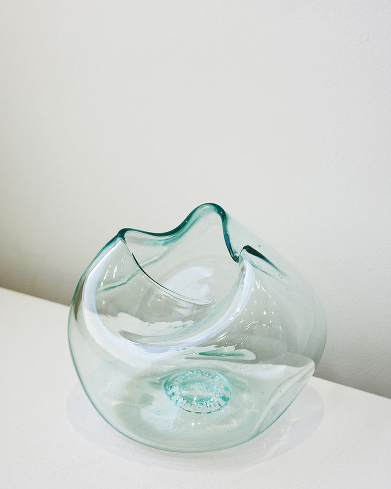 The Bubble to End all Bubbles - Recycled Glass Vase in Clear