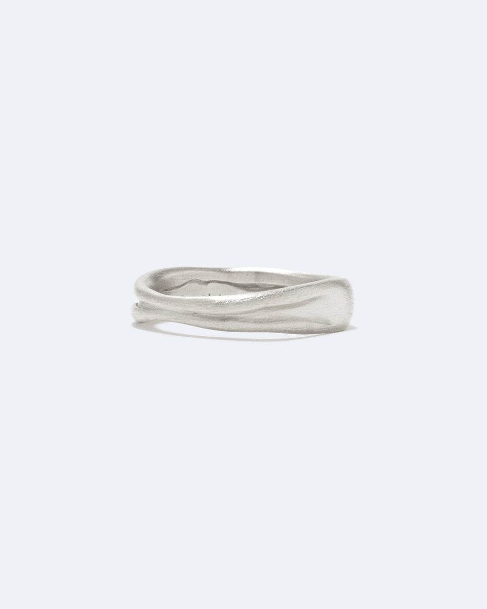 Deflated ("Do Not Inflate") - Recycled Silver Ring
