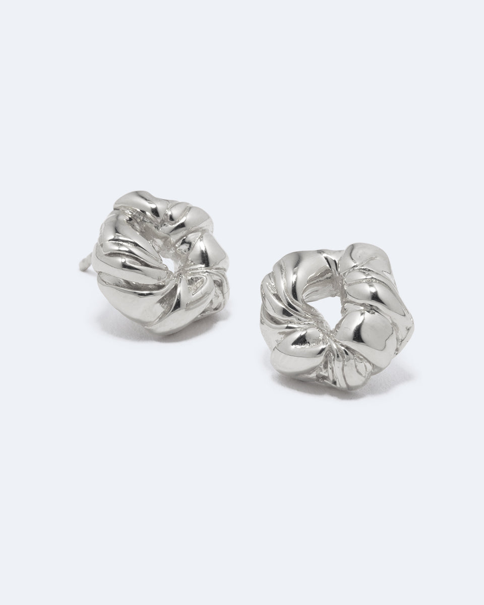 Things Find Their Place When They Fall Apart - Recycled Silver Earrings