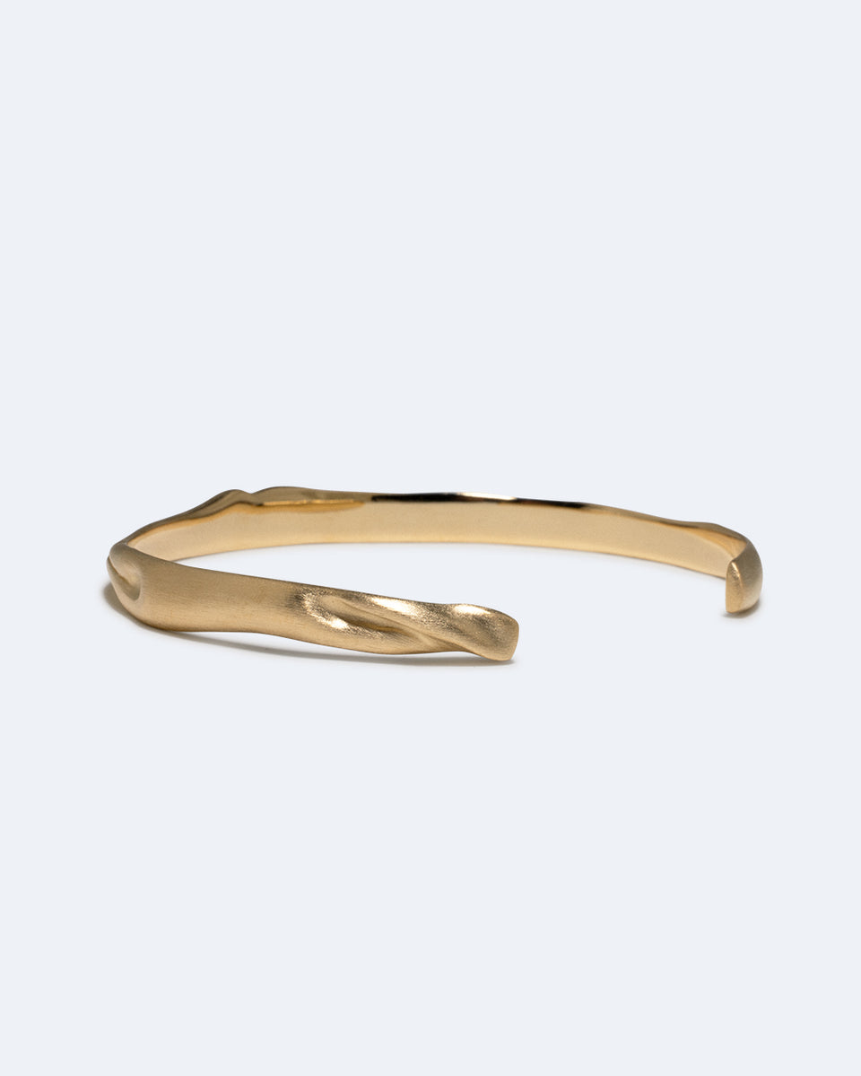 Deflated ("Do Not Inflate") - Gold Vermeil Cuff