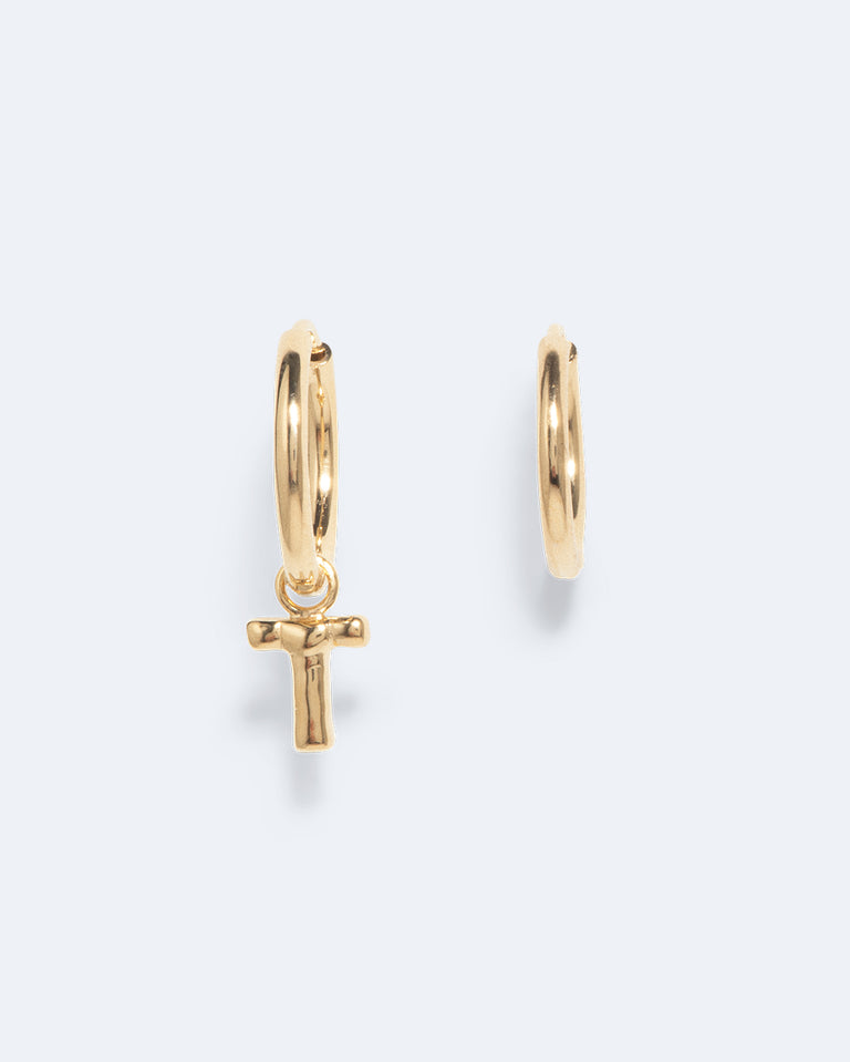 Classicworks™ T - Recycled Gold Vermeil Earrings