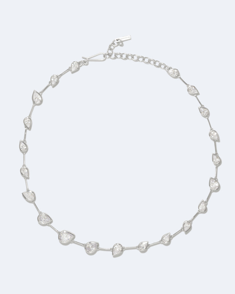 Myriad - Zirconia and Recycled Silver Necklace